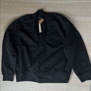 NWT SKIMS Oversized Boyfriend Fleece Pullover